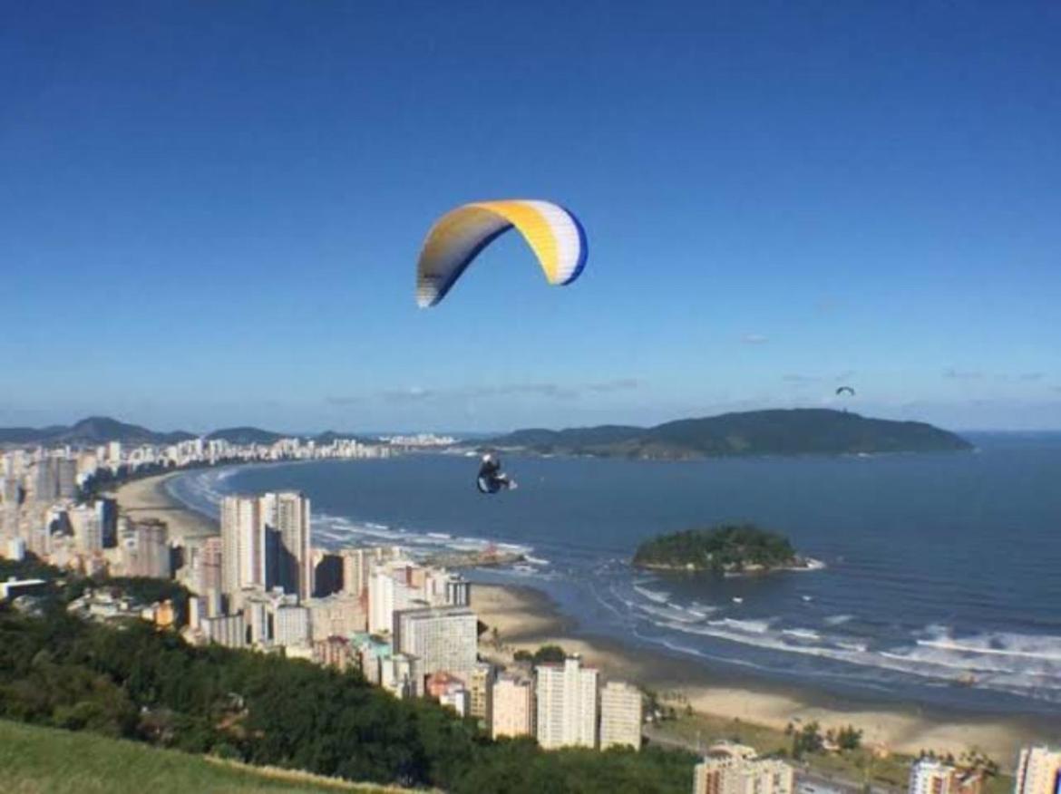 Kitinete 216 Frente Ao Mar Apartment São Vicente Exterior foto